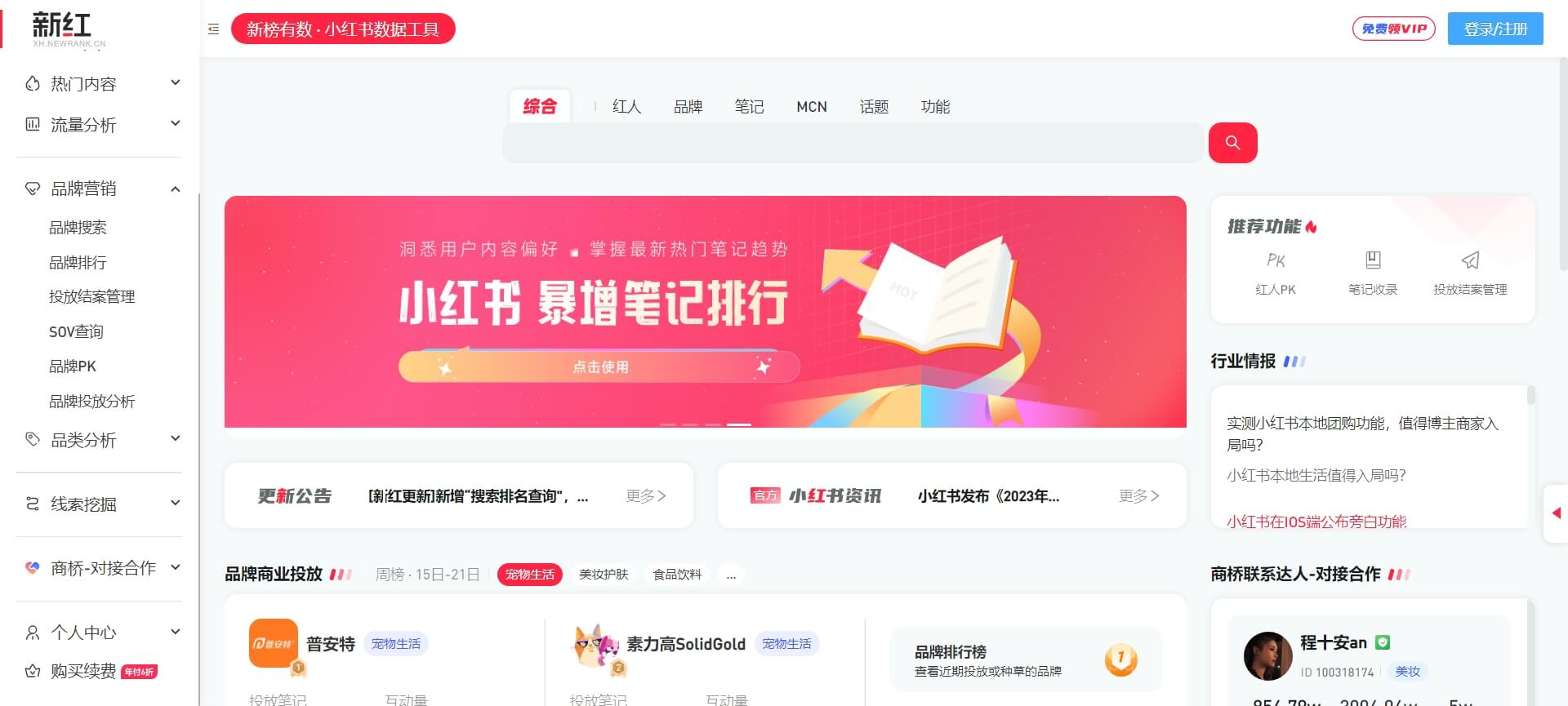 xhnewrank 新红数据