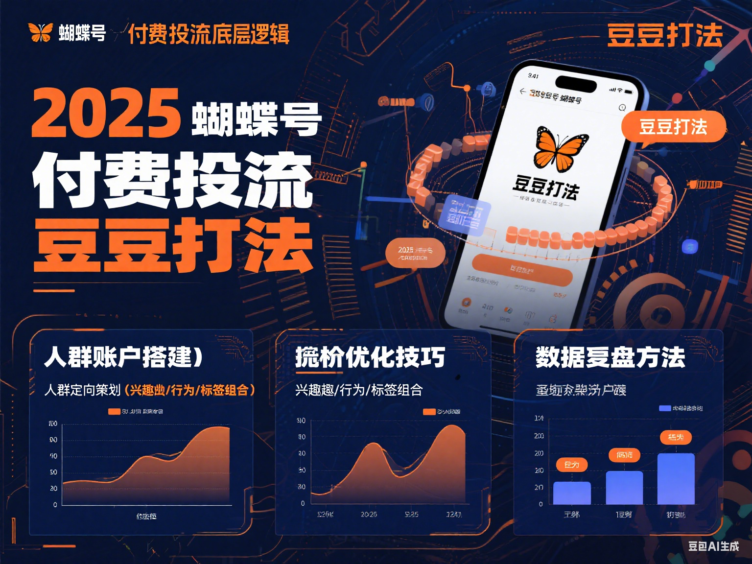 2025蝴蝶号付费投流豆豆打法