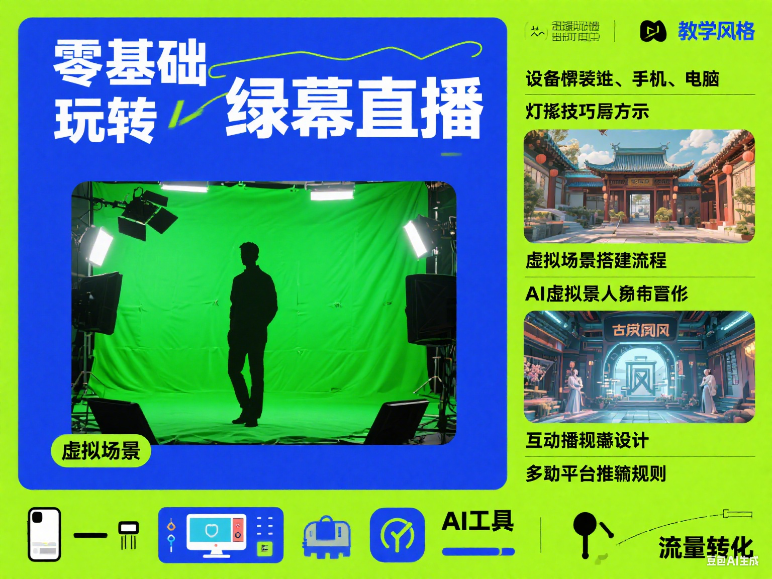 从新手到大师掌握绿幕直播核心