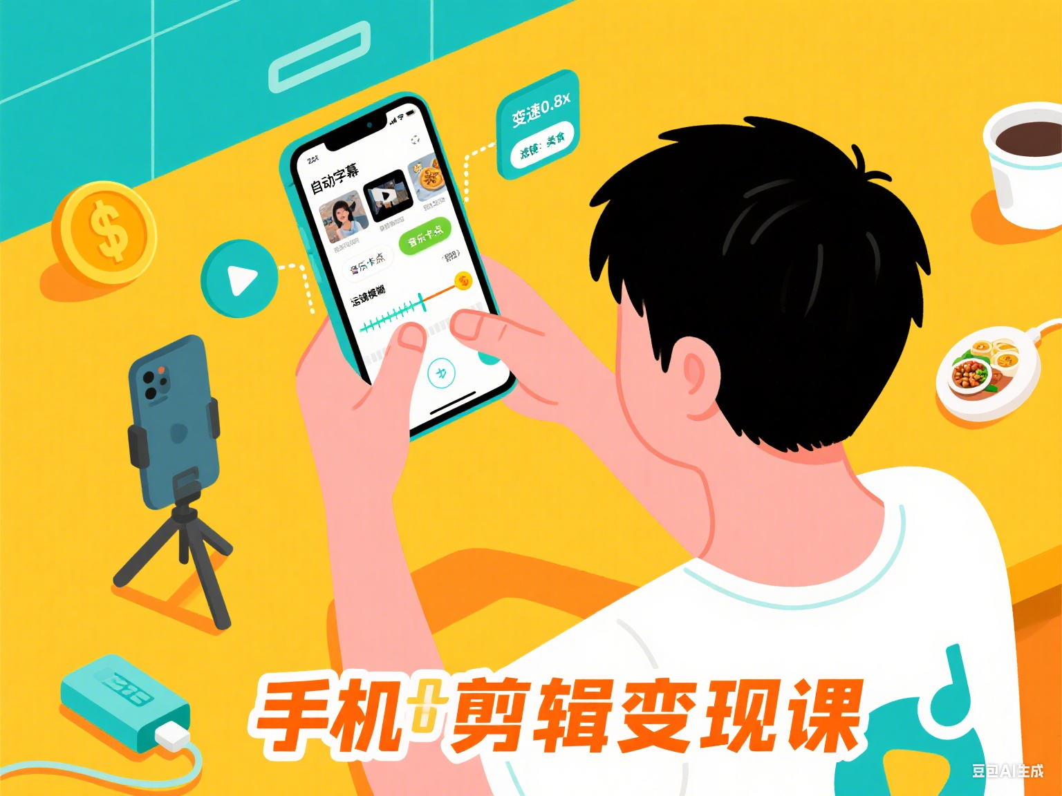0基础教你手机拍摄剪辑变现课