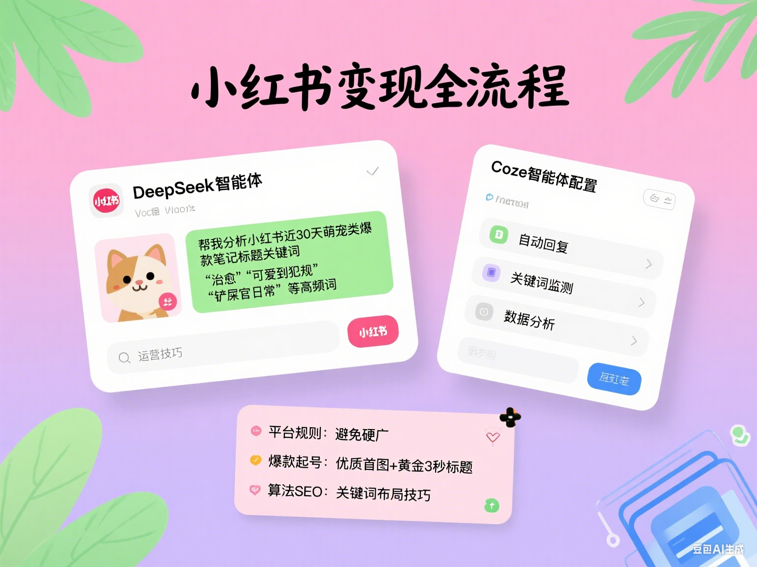 DeepSeek绘画小红书训练营