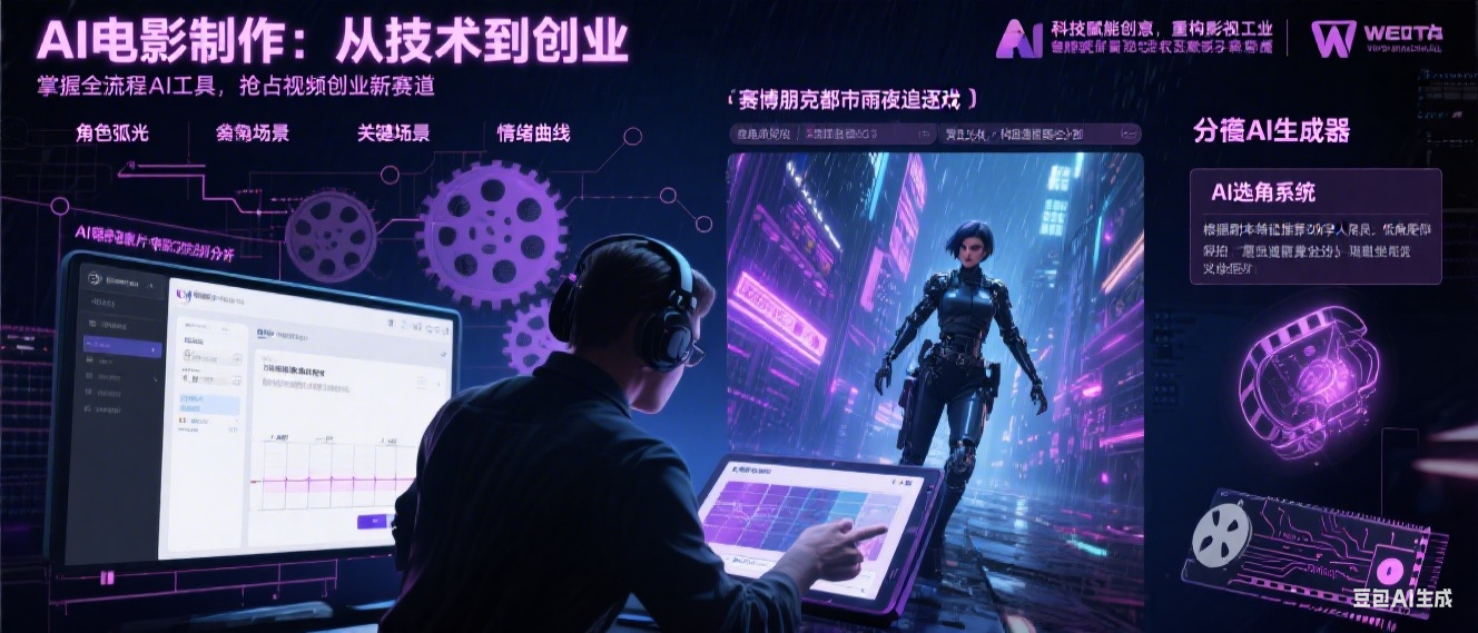 AI电影制作实操人人都能做