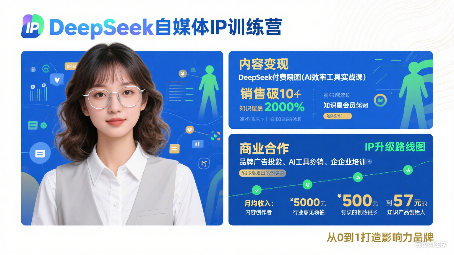 玩转DeepSeek自媒体IP训练营